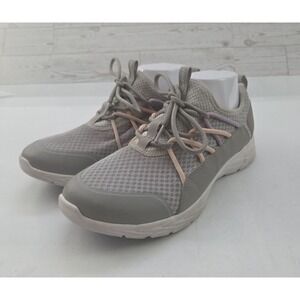 Vionic Zeliya Sneakers Womens 8.5 Gray Mesh Lace Up Comfort Athleisure Sporty